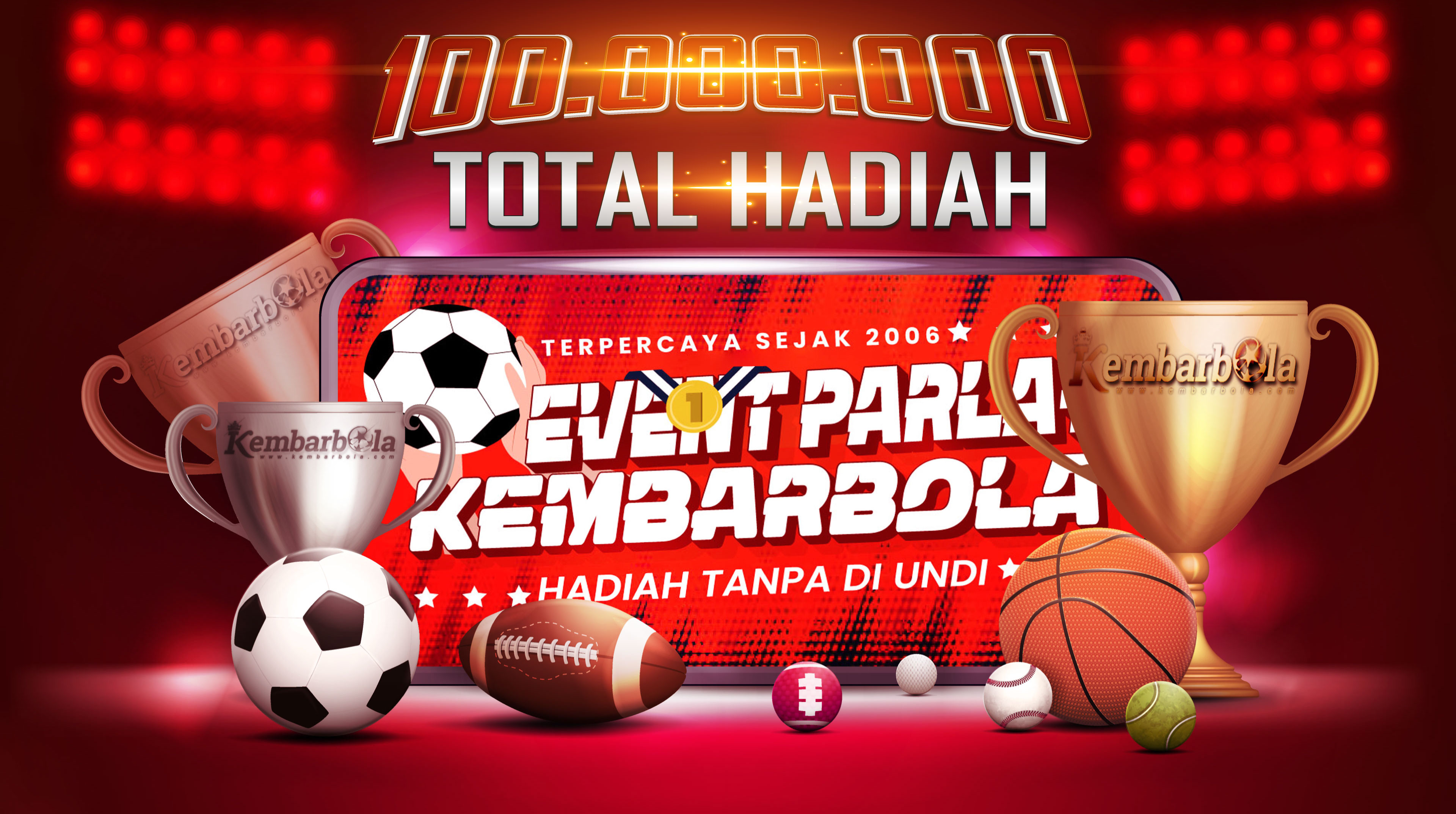 KEMBARBOLA Event Parlay Terbesar Maret 2025